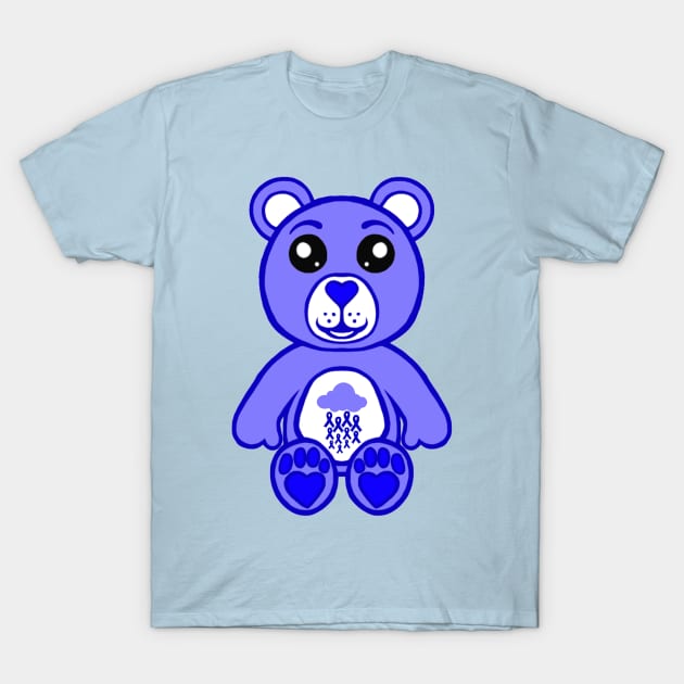 Dark blue Warrior Bear 2.0 T-Shirt by CaitlynConnor